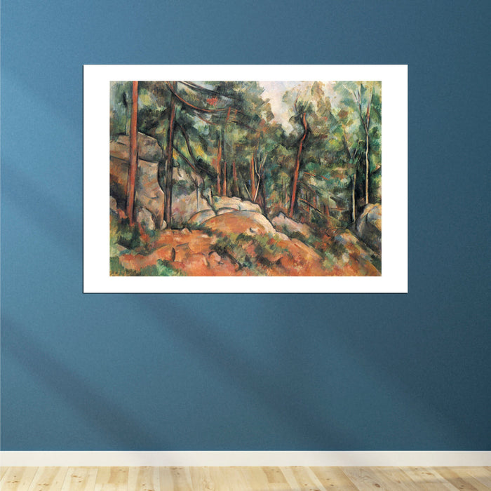 Paul Cezanne - Rocks and Trees