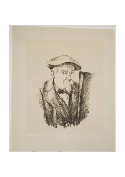Paul Cezanne - Self-Portrait Sketch