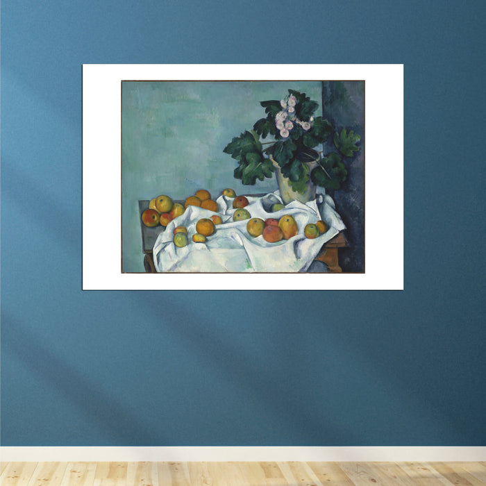 Paul Cezanne - Still Life Fruit and Throw