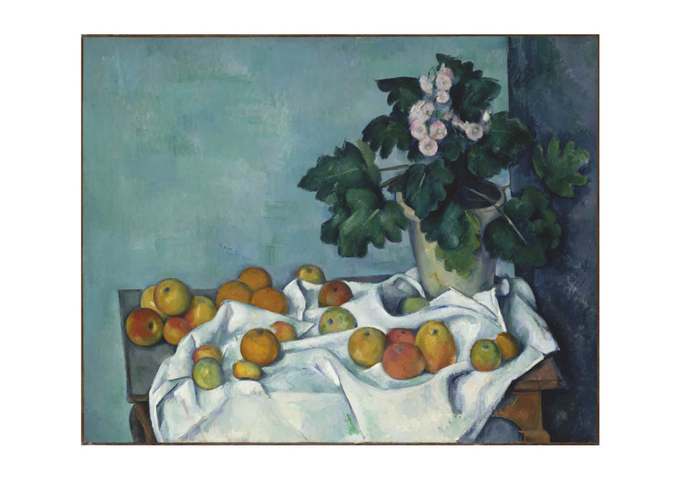 Paul Cezanne - Still Life Fruit and Throw