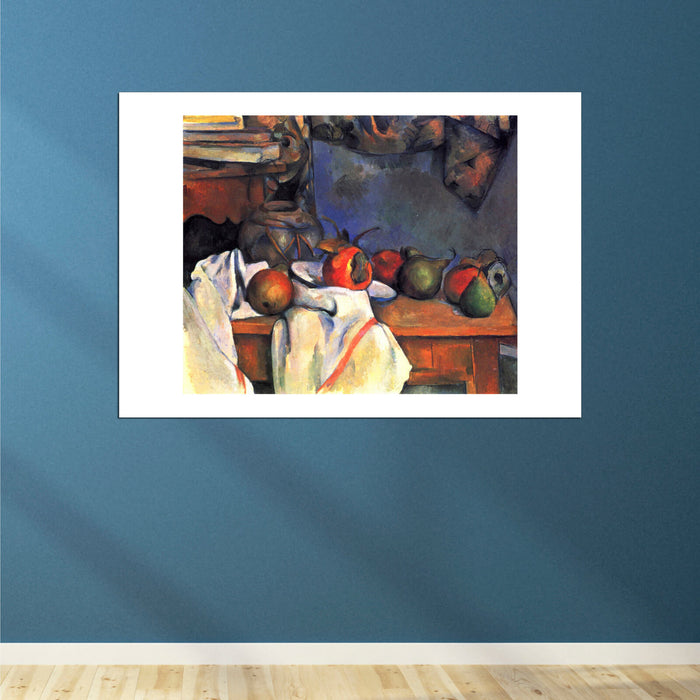 Paul Cezanne - Still Life Fruit on Table