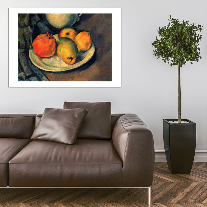 Paul Cezanne - Still Life Plate of Fruit
