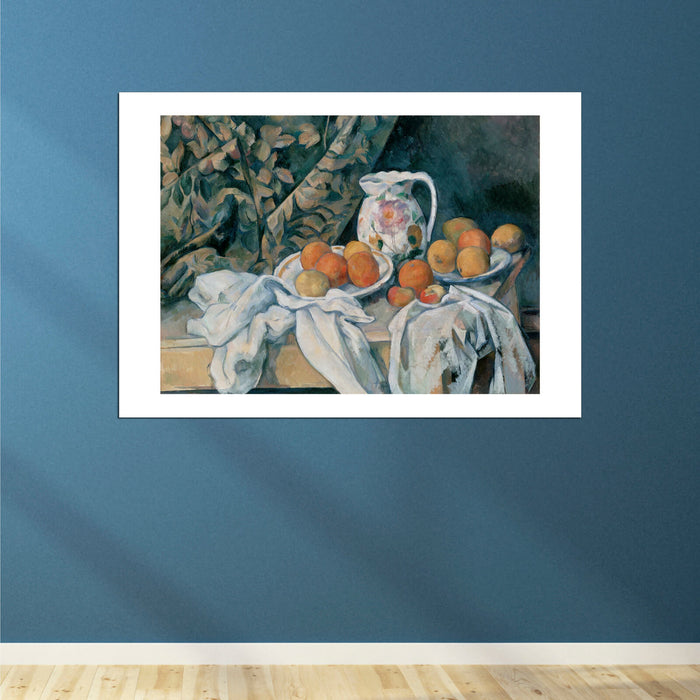 Paul Cezanne - Still Life with a Curtain