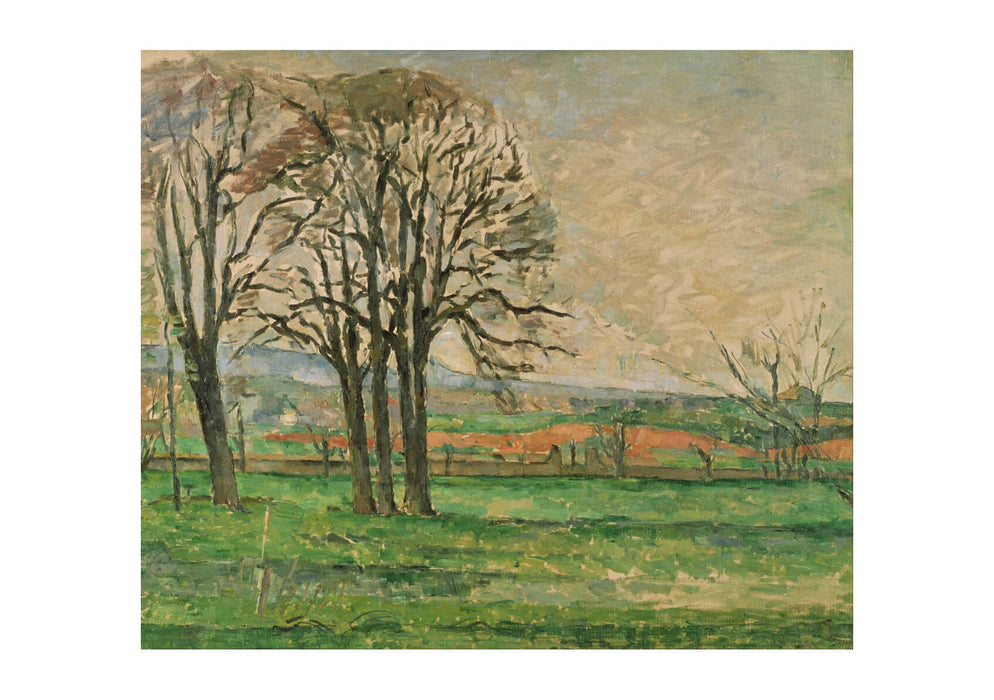 Paul Cezanne - The Bare Trees at Jas de Bouffan