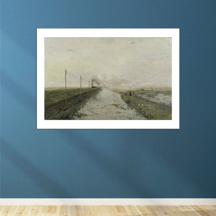 Paul Gabriël - Landscape with a train