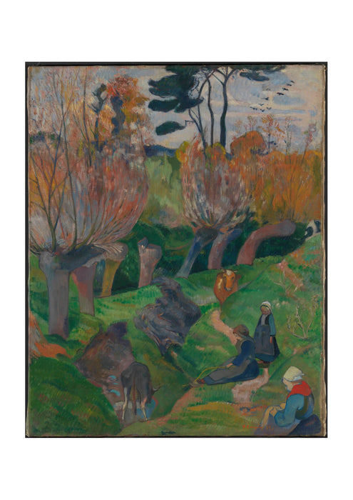 Paul Gauguin - Bretagnelandskap med kuer