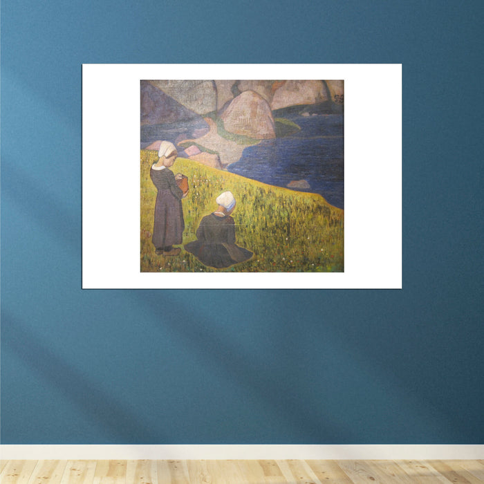 Paul Gauguin - Breton Women in a Field