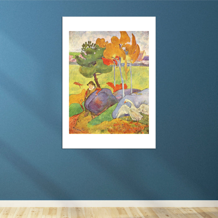 Paul Gauguin - Goose and Farmer