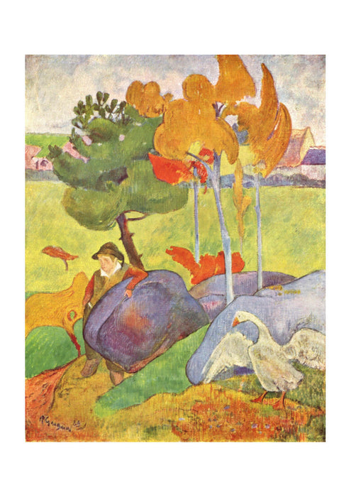 Paul Gauguin - Goose and Farmer