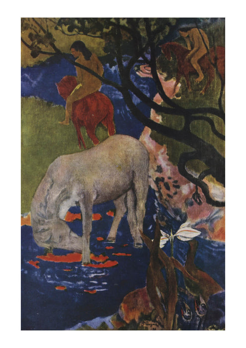 Paul Gauguin - Le cheval blanc