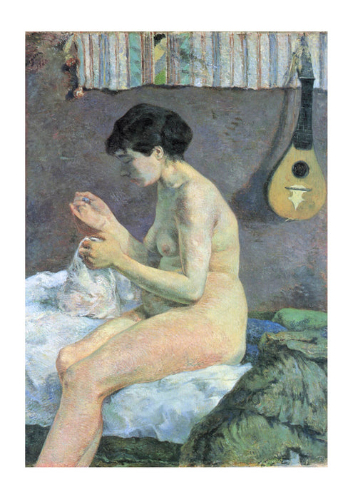 Paul Gauguin - Nude sitting on Bed
