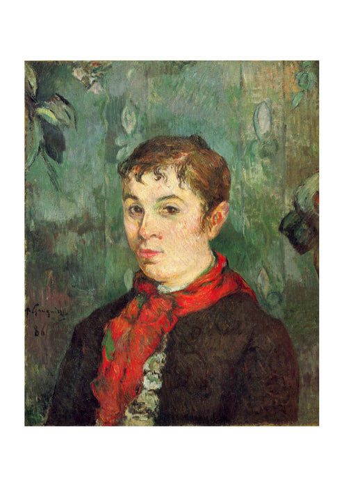 Paul Gauguin - Portrait Red Scarf