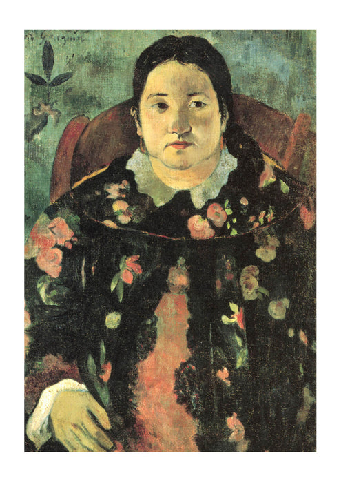 Paul Gauguin - Portrait of Woman Straight on