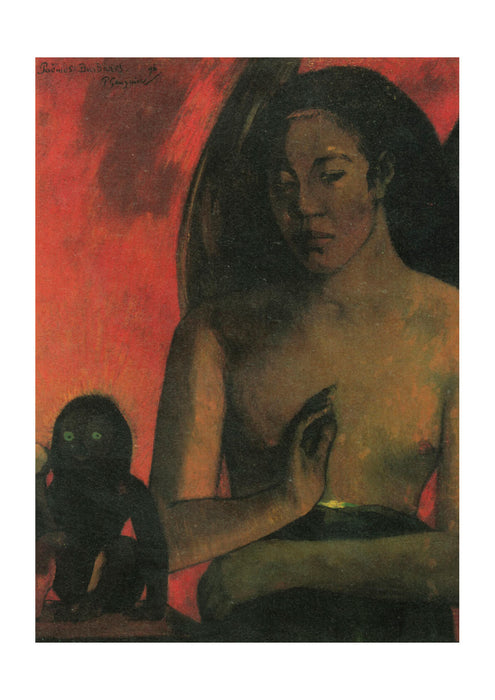 Paul Gauguin - Red Portrait