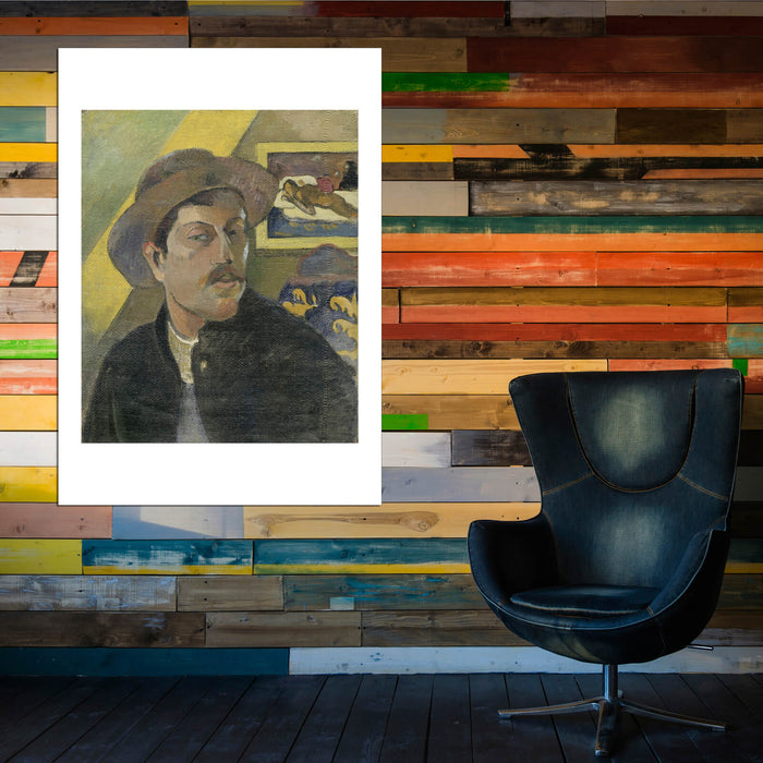 Paul Gauguin - Self portrait with a hat