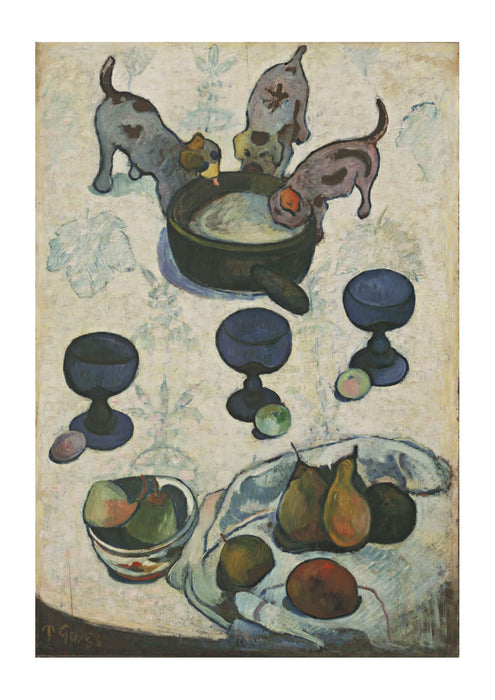 Paul Gauguin - Still Life with Three Puppies