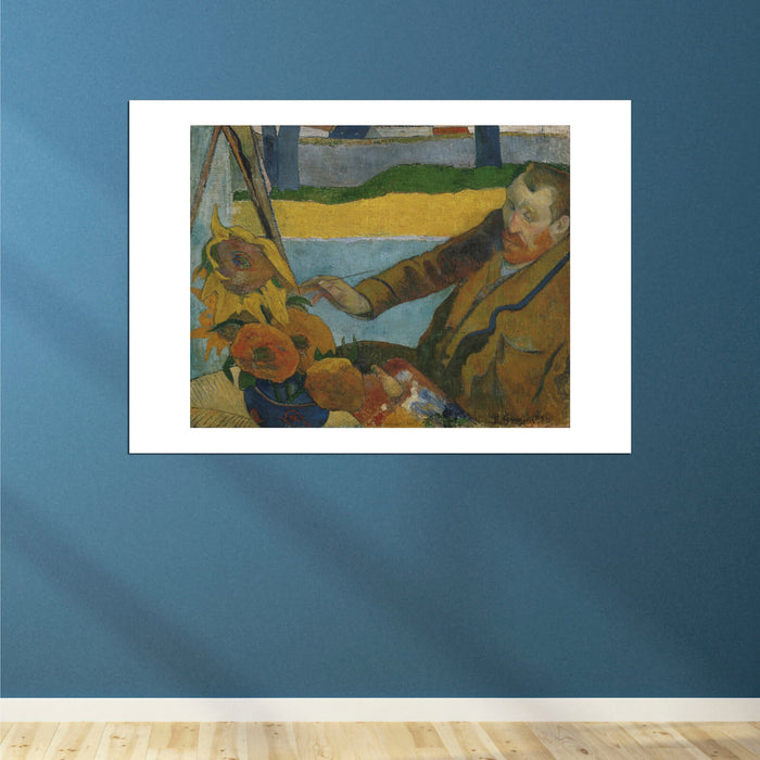 Paul Gauguin - Vincent van Gogh painting Sunflowers
