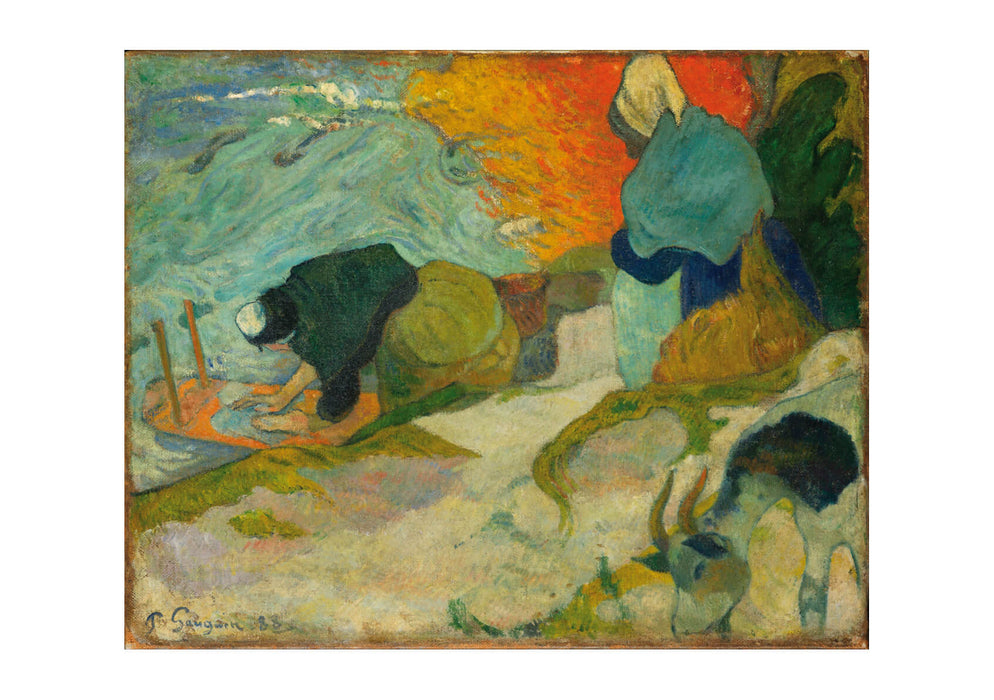 Paul Gauguin - Washerwomen in Arles