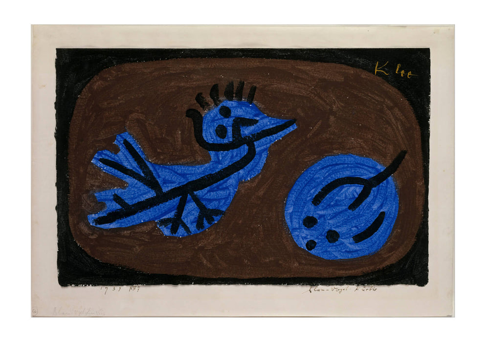 Paul Klee - Blue Bird Pumpkin