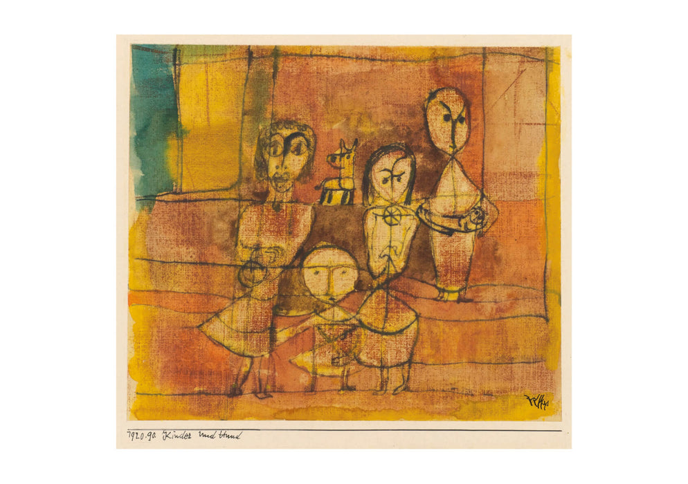 Paul Klee - Children and Dog