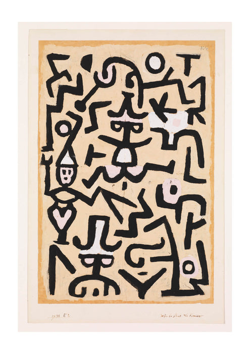Paul Klee - Comedians Handbill