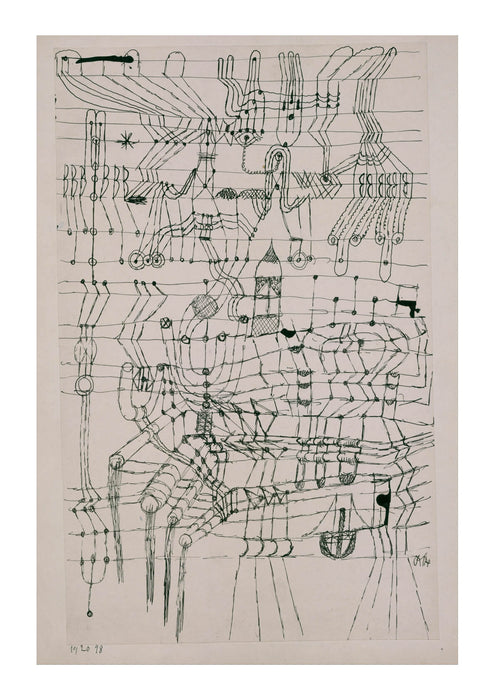 Paul Klee - Drawing Knotted in the Manner of a Net