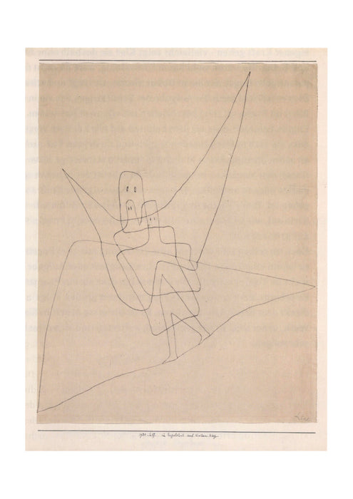 Paul Klee - Engelshut auf steilem Weg