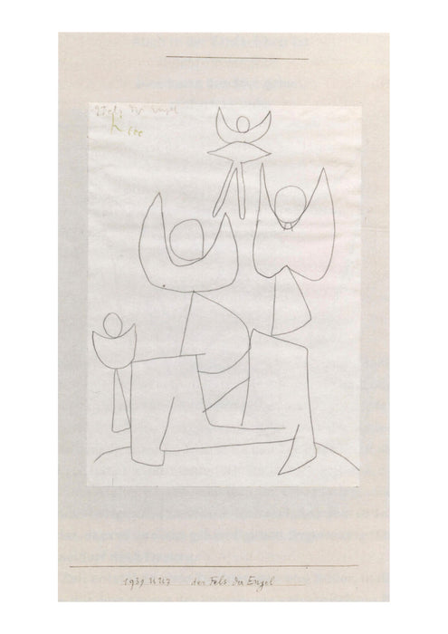 Paul Klee - Fels der Engel 1939