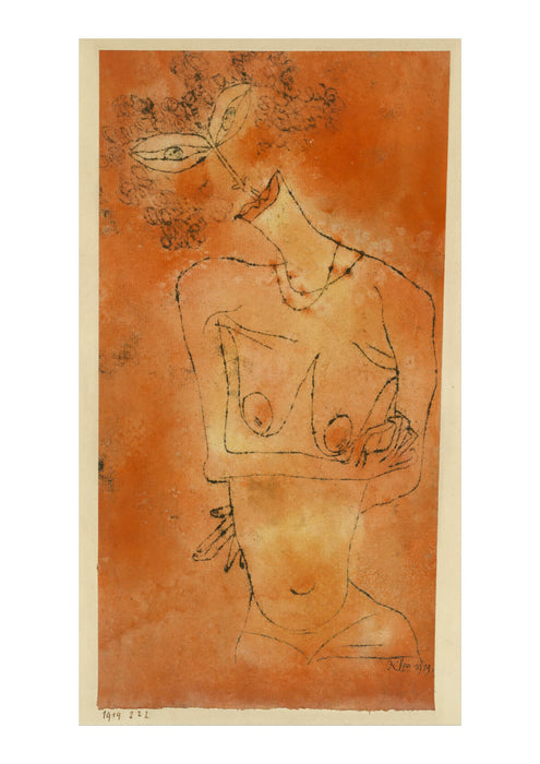 Paul Klee - Lady Inclining Her Head