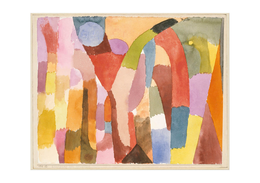 Paul Klee - Movement of Vaulted Chambers