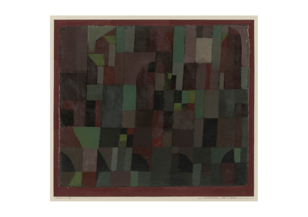 Paul Klee - Red Green Architecture