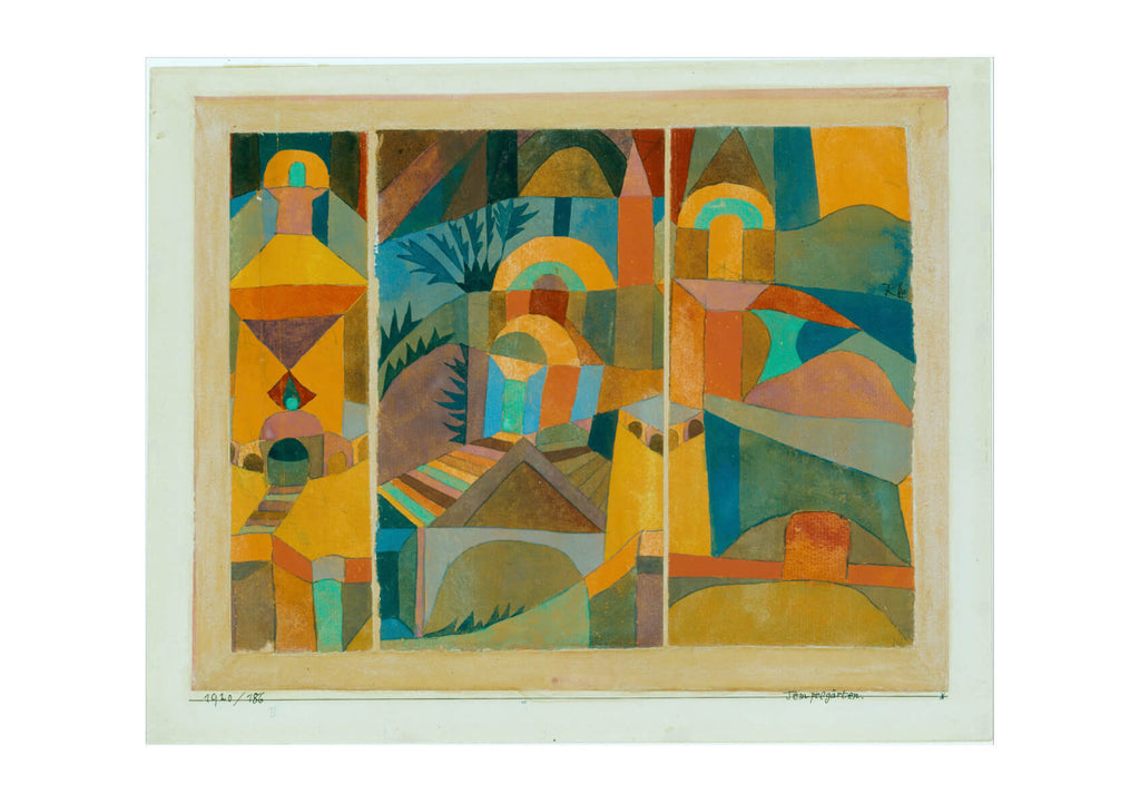 Paul Klee - Temple Gardens II — Spiffing Prints
