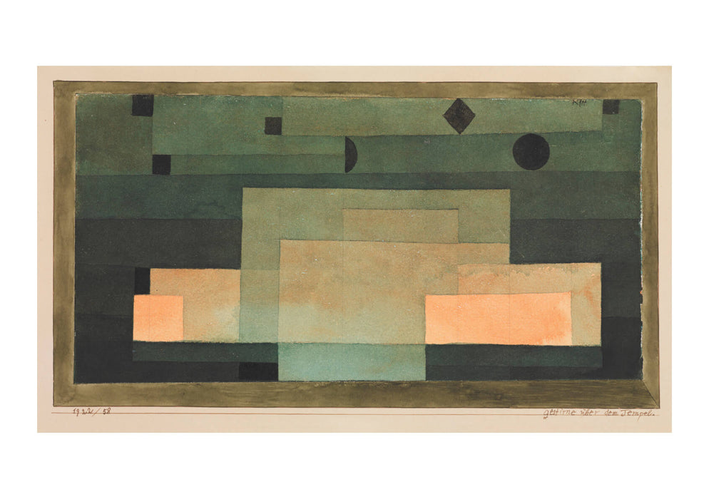 Paul Klee - The Firmament Above the Temple