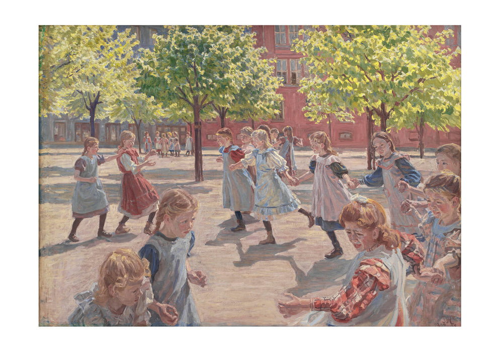 Peter Hansen - Playing Children Enghave Square