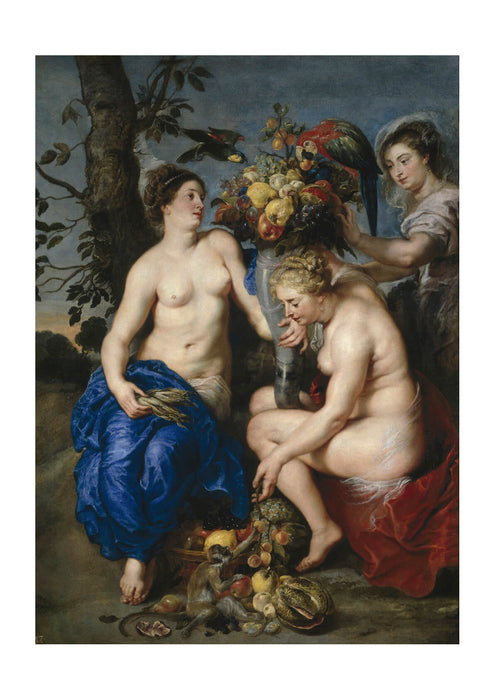 Peter Paul Rubens - Ceres and two nymphs