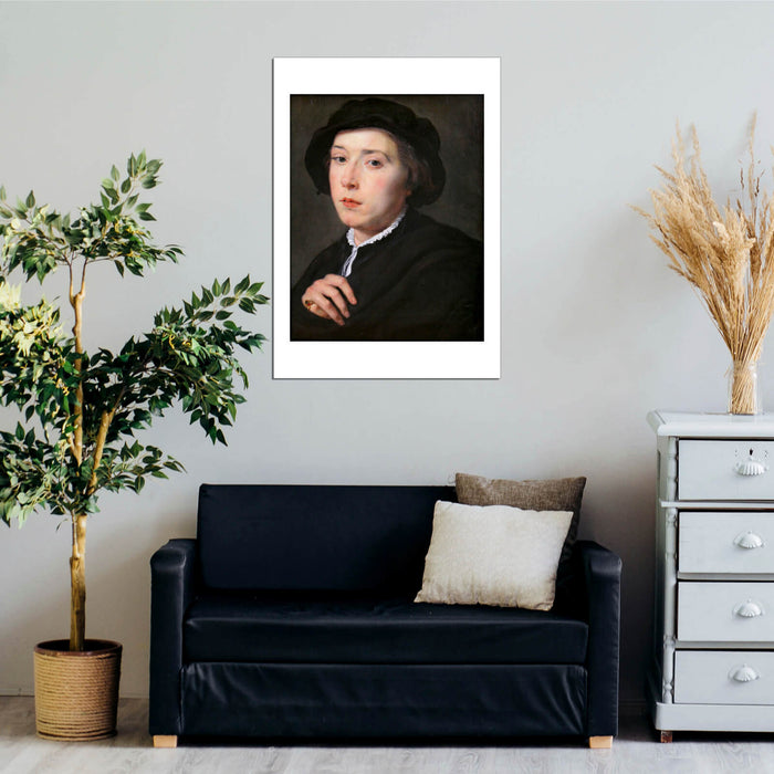 Peter Paul Rubens - Junger Mann mit schwarzem Barett