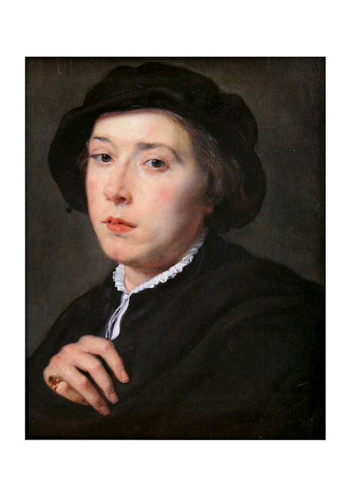 Peter Paul Rubens - Junger Mann mit schwarzem Barett