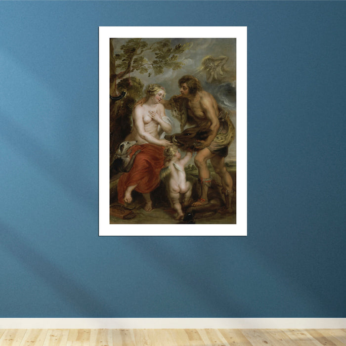 Peter Paul Rubens - Meleager and Atalanta Dark