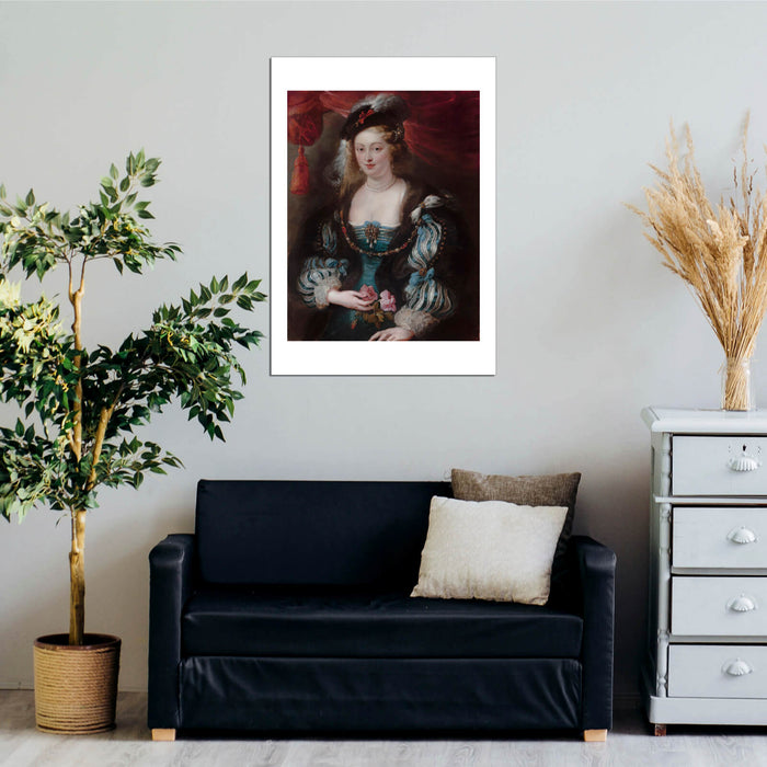 Peter Paul Rubens - Portrait with Flowers