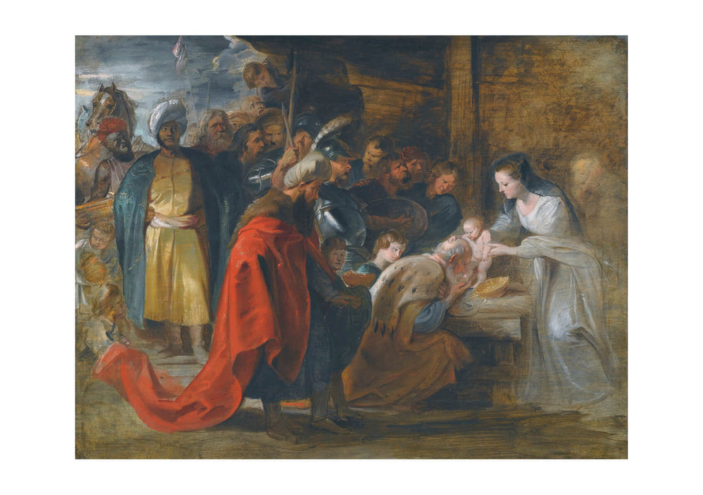 Peter Paul Rubens - Study for the Adoration of the Magi