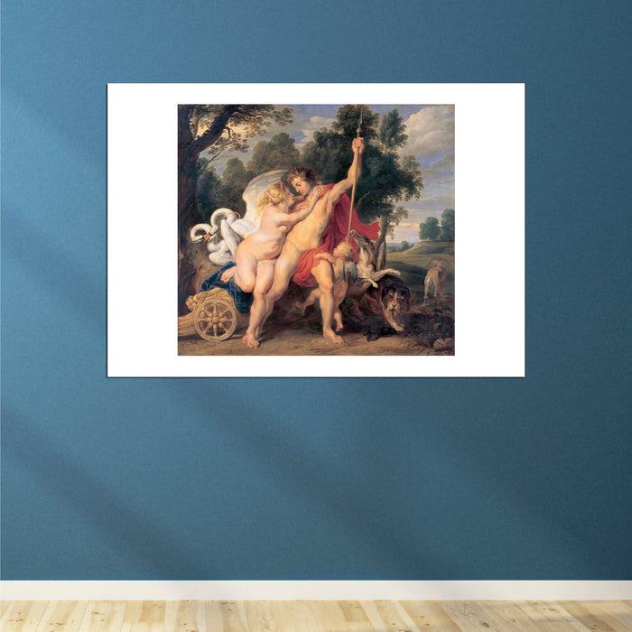 Peter Paul Rubens - Venus and Adonis Dark