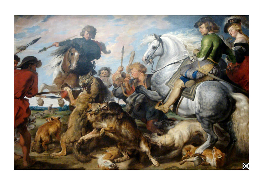 Peter Paul Rubens - Wolf and Fox Hunt