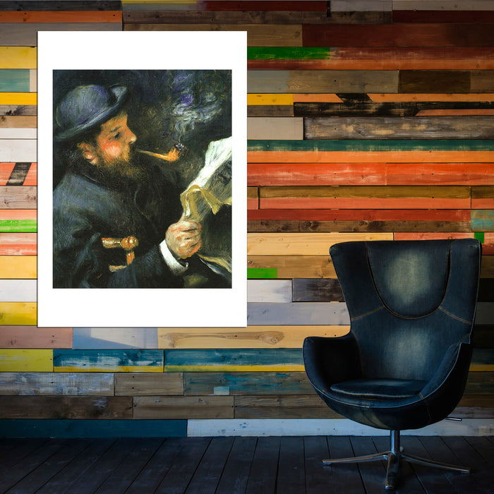 Pierre August Renoir - Claude Monet Reading