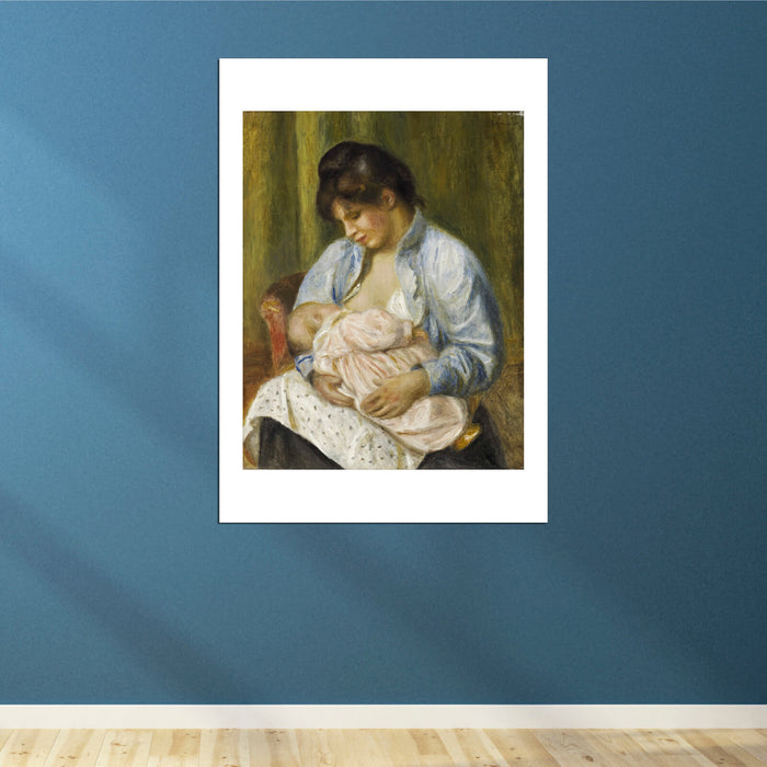 Pierre Auguste Renoir - A Woman Nursing a Child