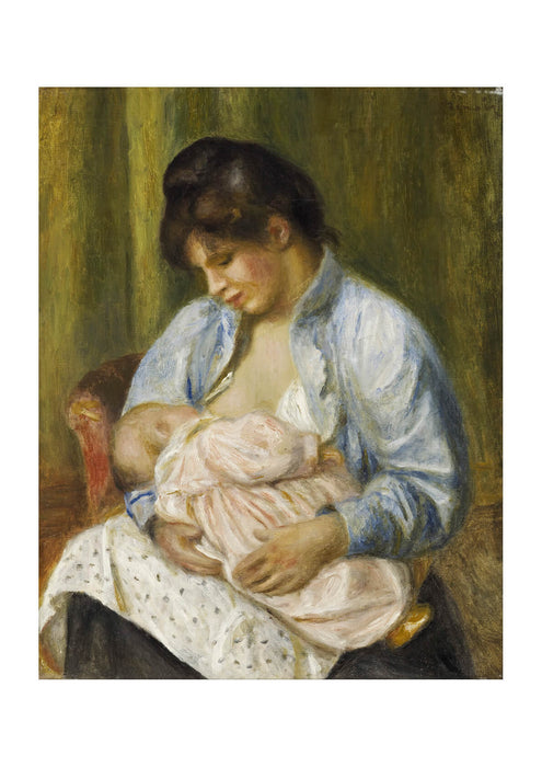 Pierre Auguste Renoir - A Woman Nursing a Child