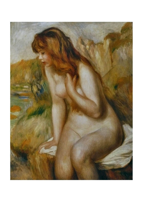 Pierre Auguste Renoir - Baigneuse assise au rocher