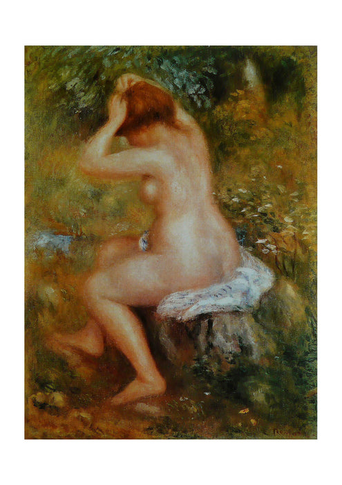 Pierre Auguste Renoir - Baigneuse se coiffant
