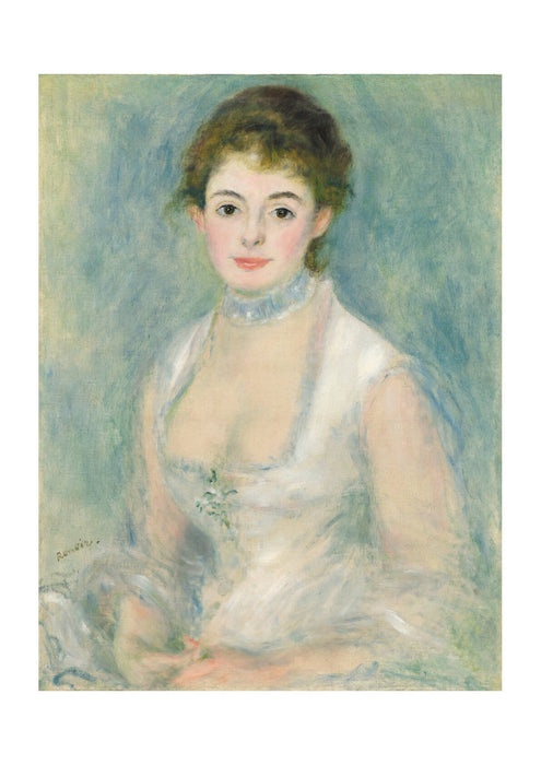 Pierre Auguste Renoir - Blue Portrait