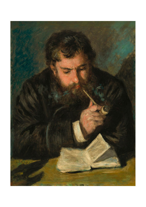 Pierre Auguste Renoir - Claude Monet (Le Liseur)