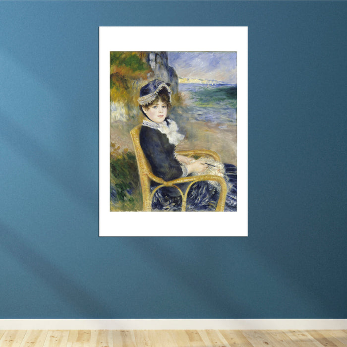 Pierre Auguste Renoir - Femme assise au bord de la mer